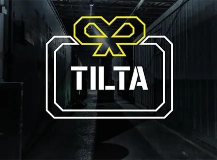 TILTA-Logo mit Geschenkschleife